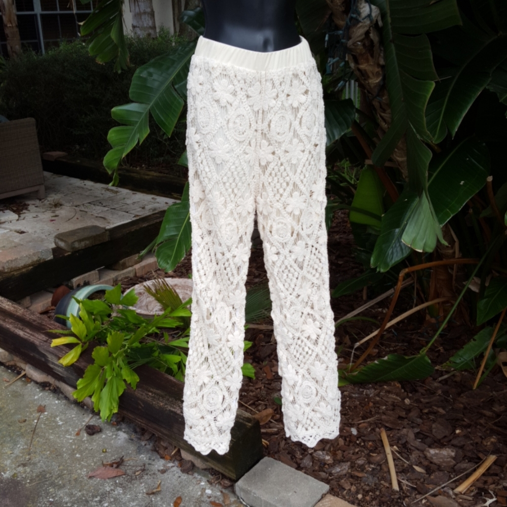 Crochet pants/ coverup